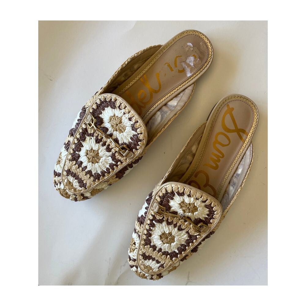 Sam Edelman Womens Linnie Crochet Bit Mule Size 9.5
